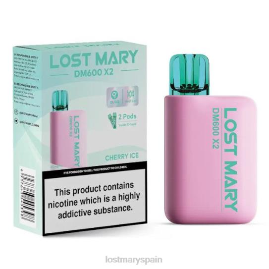 Lost Mary Precio- Z88TH203 hielo de cereza vape desechable perdido mary dm600 x2
