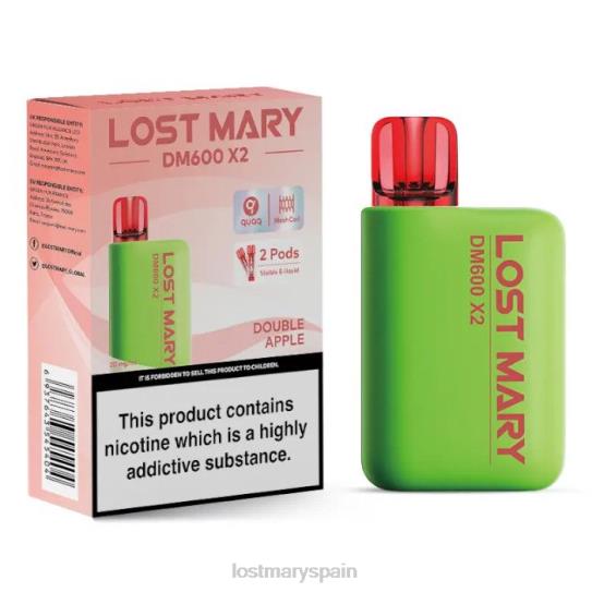 Lost Mary Vape- Z88TH191 manzana doble vape desechable perdido mary dm600 x2