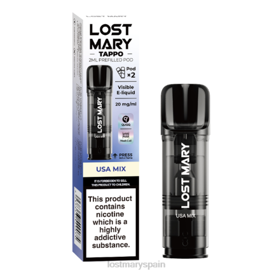 Lost Mary Vape Precio- Z88TH184 mezcla de estados unidos vainas precargadas de miss mary tappo - 20 mg - paquete de 2