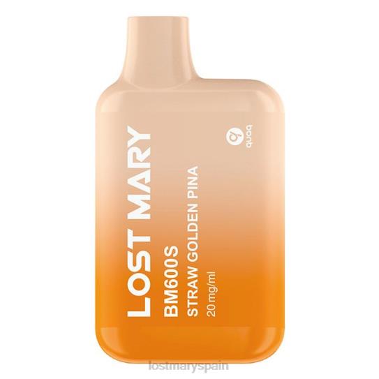 Lost Mary Online- Z88TH170 piña dorada de paja vape desechable perdido mary bm600s 20 mg